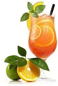 Cocktail mit Orange